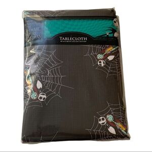 Nightmare Before Christmas Tablecloth Black